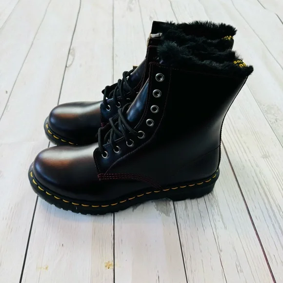 Dr Martens 1460 Serena Oxblood Blood Lace up Boots Size 9 - Picture 2 of 12